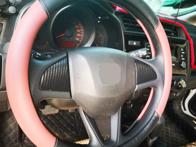 Аксессуары для стайлинга автомобиля декоративные наклейки на руль Honda Fit / Jazz GK5
