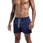 Мужские спортивные короткие пляжные штаны для бега, лидер продаж, быстросохнущие мужские шорты для серфинга, для спортзала и плавания