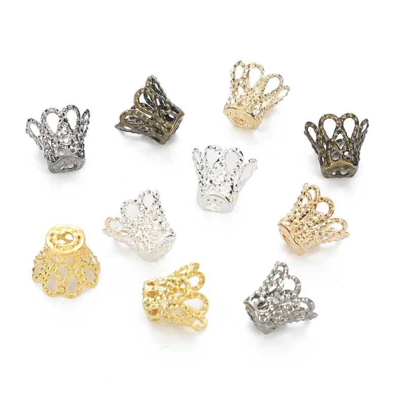 100 шт./лот серебряные золотые античные бронзовые металлические винные чашки