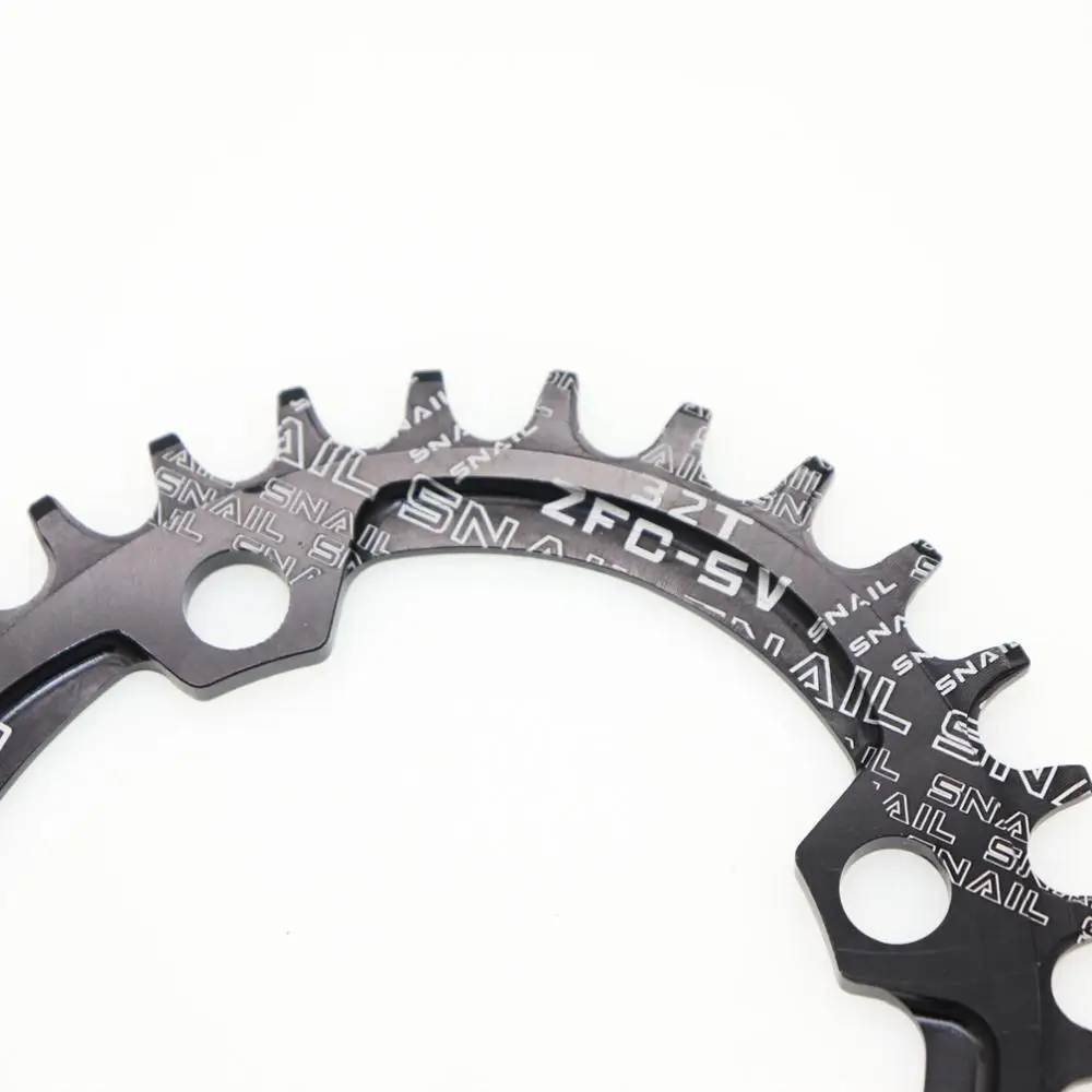 Улитка цепь 96 BCD круглый для shimano 32t 34t 36t 38t зуб один зуб пластина MTB горный велосипед 96BCD дорожный велосипед 32 34 36 38