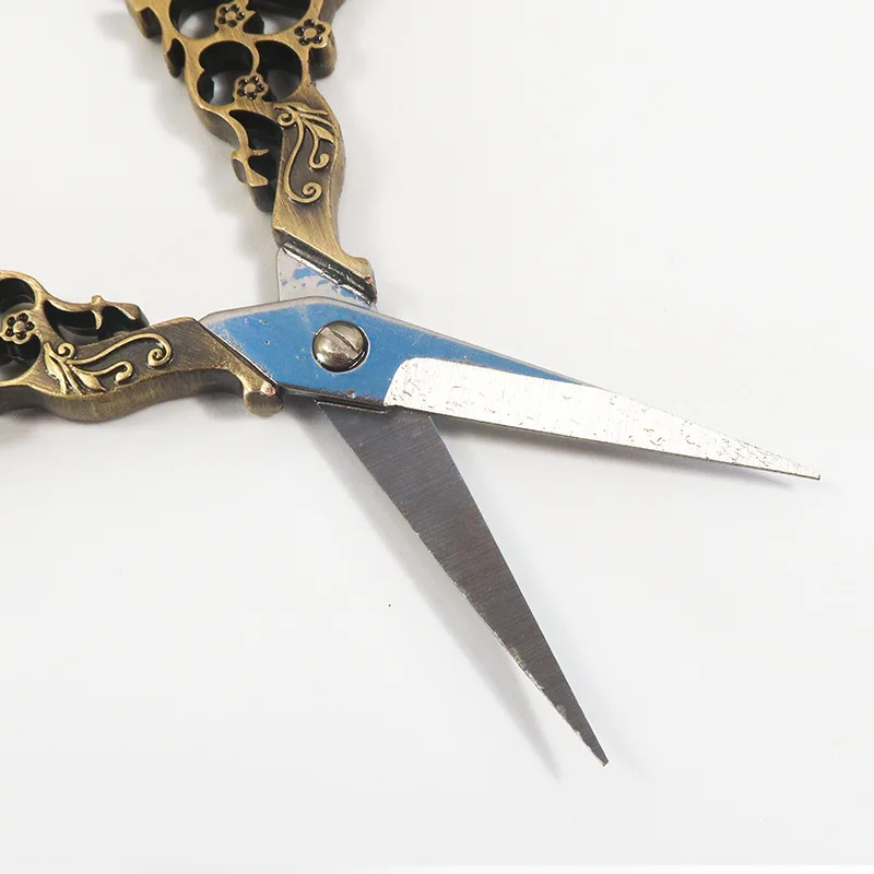 1 шт. Ретро Нержавеющая сталь Вышивка крестом ножницы швейные изысканный и