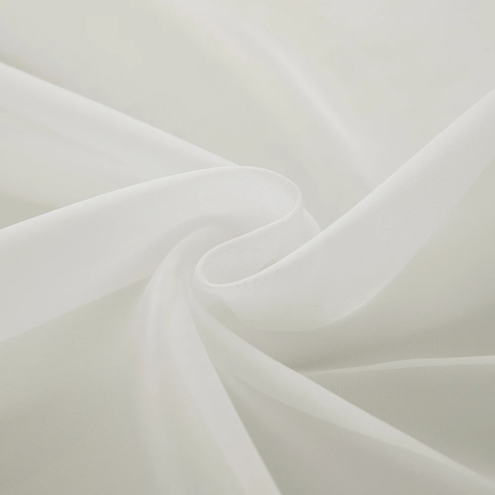 Современные тюлевые шторы для гостиной однотонные льняные прозрачные спальни