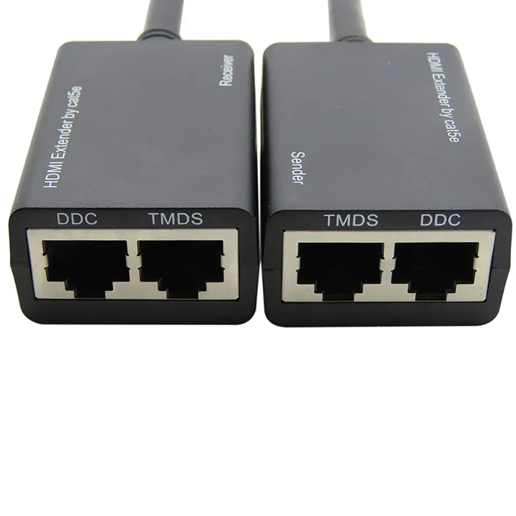 Набор HDMI по RJ45 CAT5e CAT6 UTP LAN Ethernet удлинитель Ретранслятор 1080P УДЛИНИТЕЛЬ|Кабели