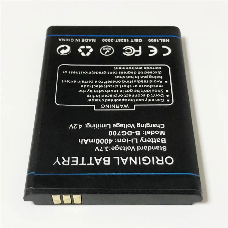 Аккумулятор Для Doogee Titans2 аккумулятор 3 7 В 4000 мАч DG700 аккумулятор|Аккумуляторы для