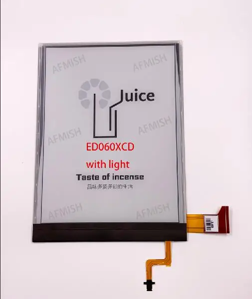 ED060XCD eink ЖК-экран с подсветкой без сенсорного экрана для чтения электронных книг