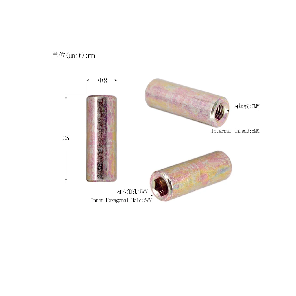 

1pc Bass Guitar Rod Buckle Connect Adjust Cap Connector for Electric