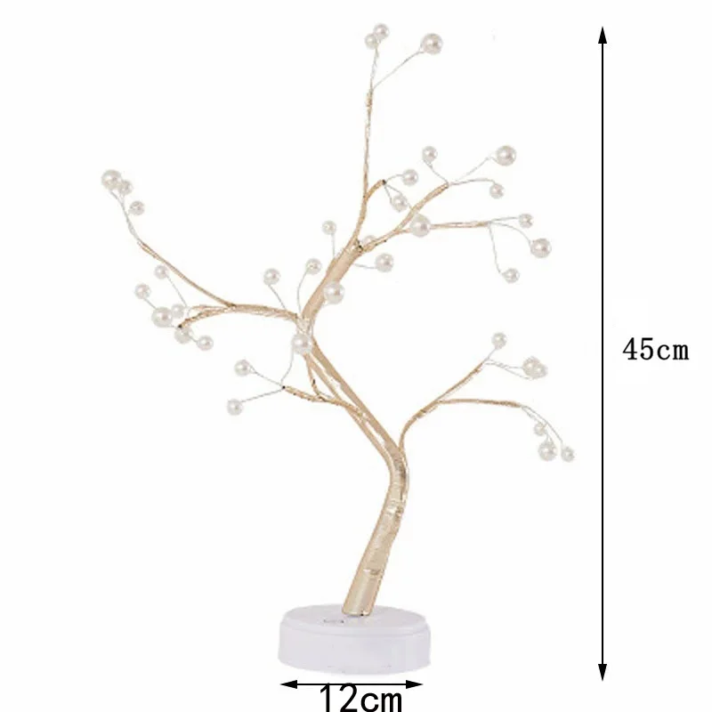 Новый светодиодный USB 3D лампа настольная Медный провод Рождественский камин