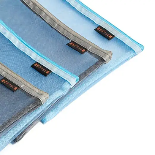 Прозрачный чехол для карандаша сетчатые мешочки на молнии 8 упаковок|Пеналы| |