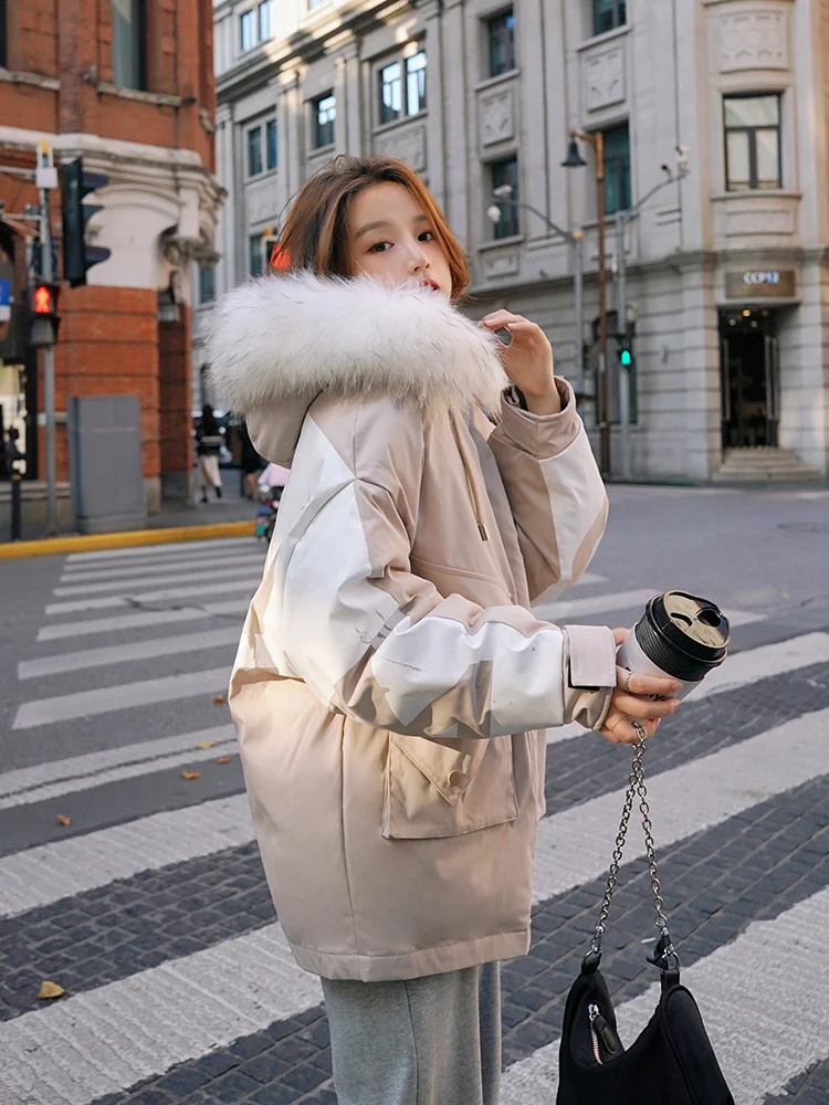 Новинка 2021 хлопковая одежда Зимняя парка Женская Теплая стеганая куртка с