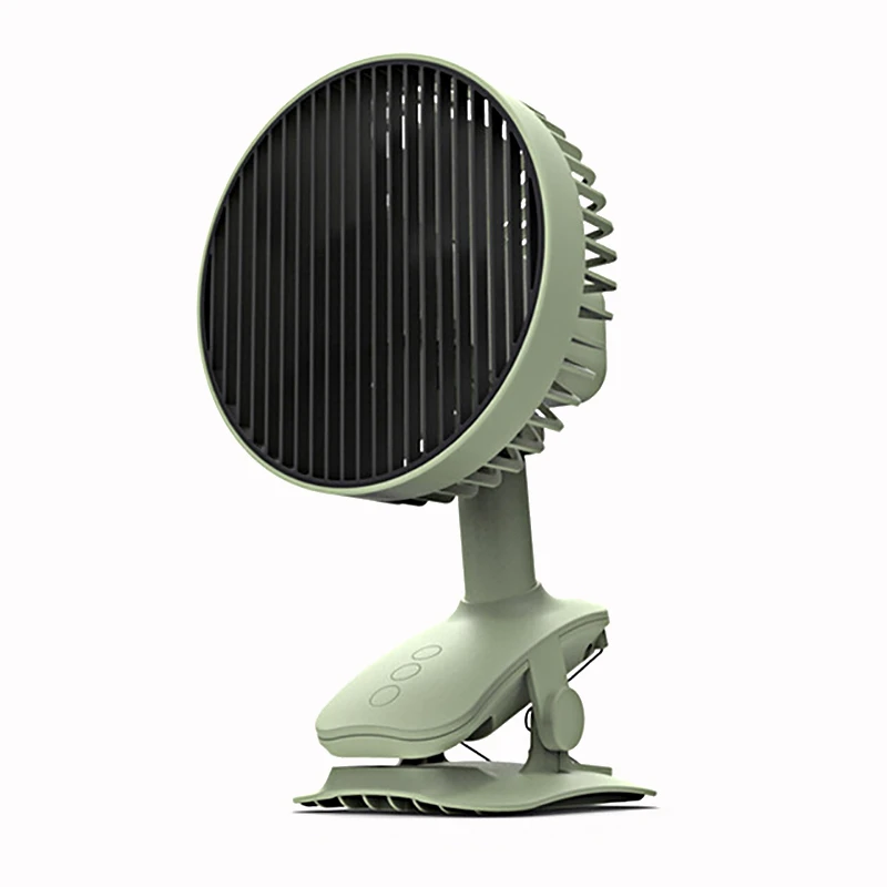 

Low Noise Non-Brush Motor Fan Portable Desktop 120-D Rotating Fan Clip USB Rechargeable Air Conditioner Room Office Air Cooler
