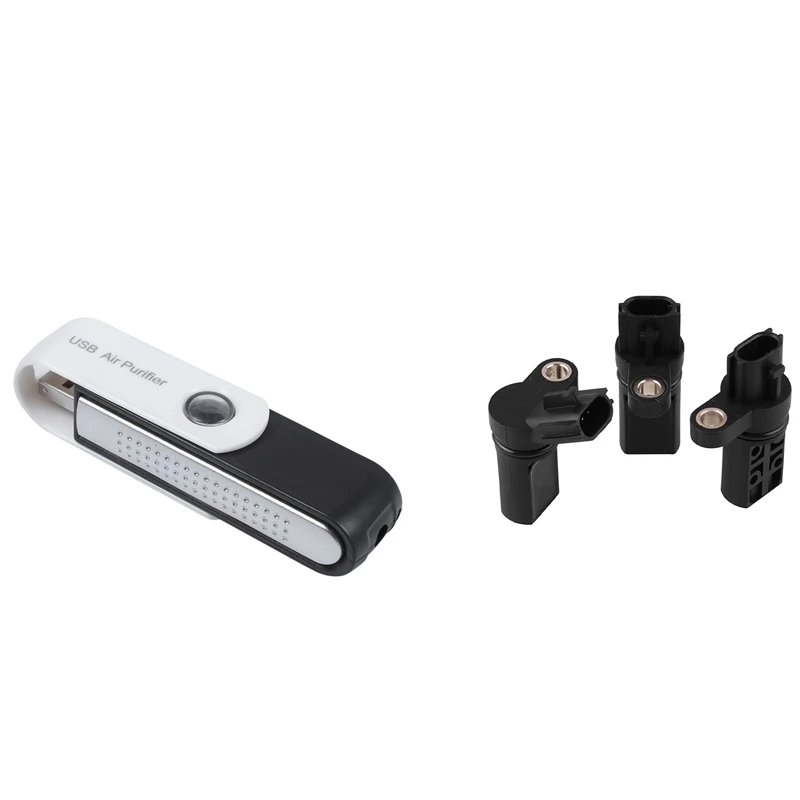 

1 Pcs Car USB Ionic Air Cleaner Ionizer Air Purifier USB Adapter & 1 Set Camshaft / Crankshaft Position Sensor
