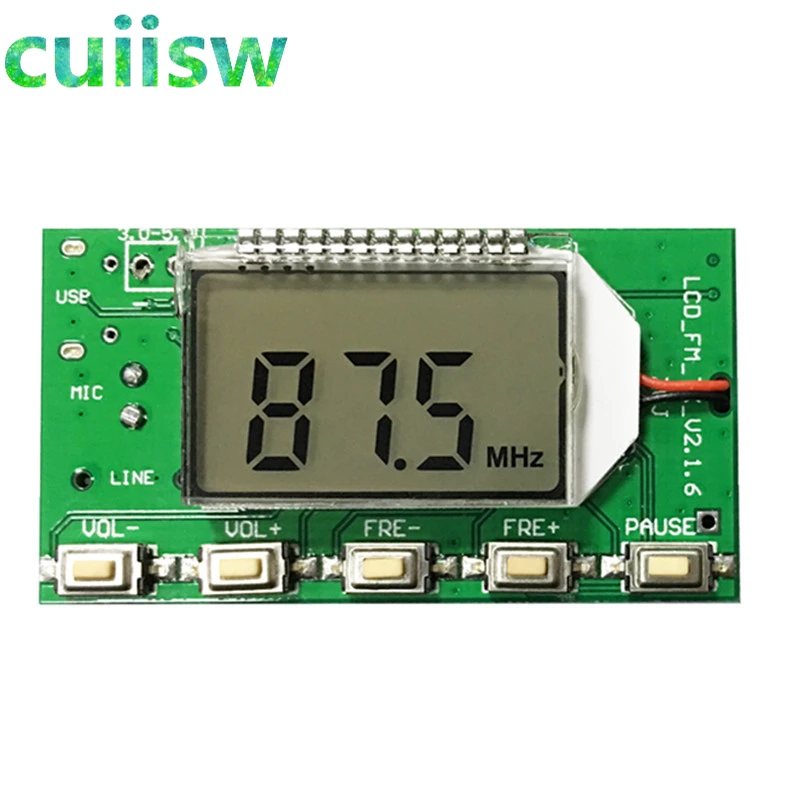 Модуль FM-передатчика беспроводной микрофон печатная плата компьютерная