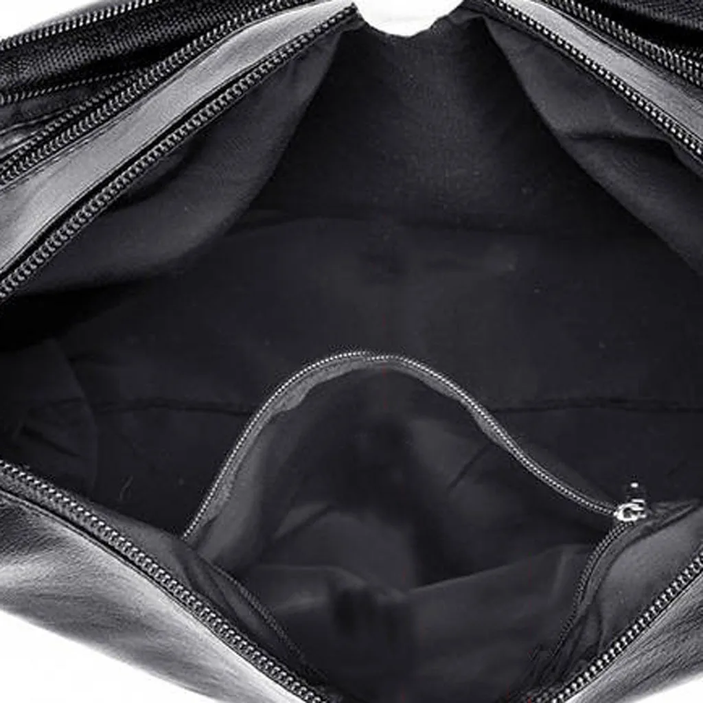 Сумка мессенджер Женская однотонная модный саквояж на плечо в повседневном