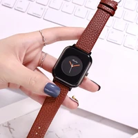 new fashion big name square case simple quartz watch korean personality imitation smart design couple watch female