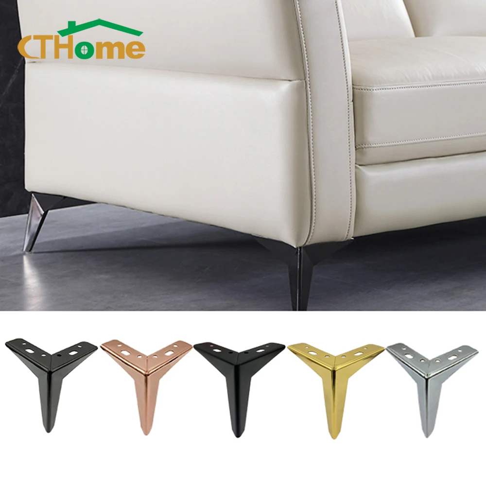 4 шт. ножки для журнального столика мебели металлический диван комод ванная