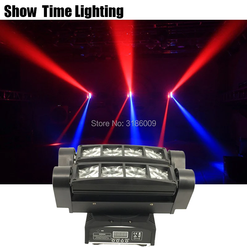 Самое время для мини СИД диско ди джей светильник вечерние КТВ бар светодиодный диджейский луч паук