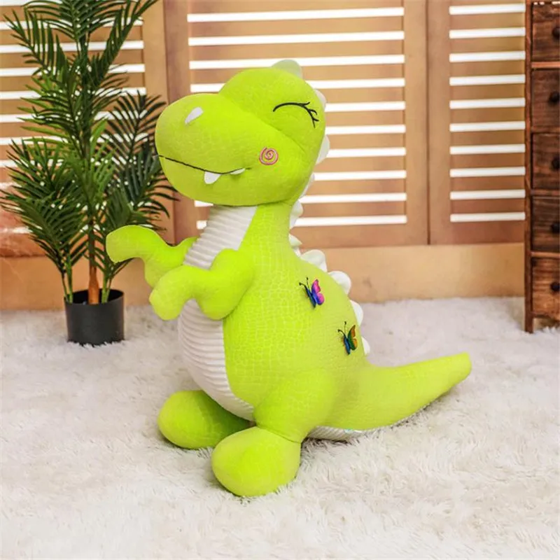 Милый счастливый Дракон плюшевая игрушка надутый амималь заполненный ПП хлопок