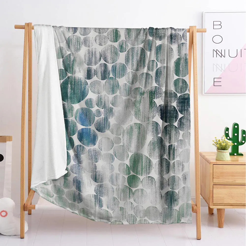 Роскошное мексиканское розовое одеяло из перекрестной ткани в виде животных для