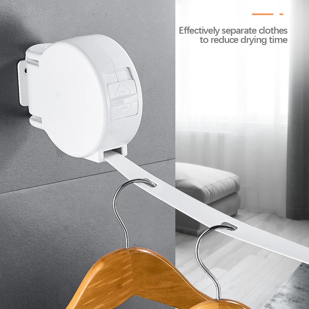 

1pcs Clothes Line Nail-free Wall Hangers Dry Hanger Thickened ABS Outdoor Anti-slip Positioning Button Clothes-Drying Tools