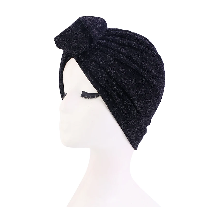 

New women stretchy knotted turban headscarf headwrap headcover