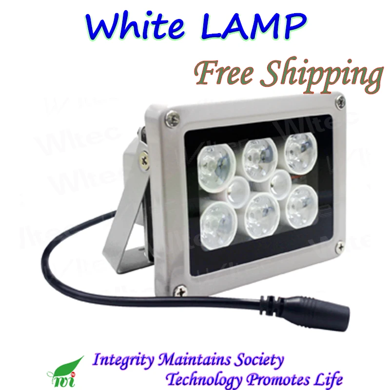 Белая лампа 8 супер светодиодов для проектов безопасности точесветильник