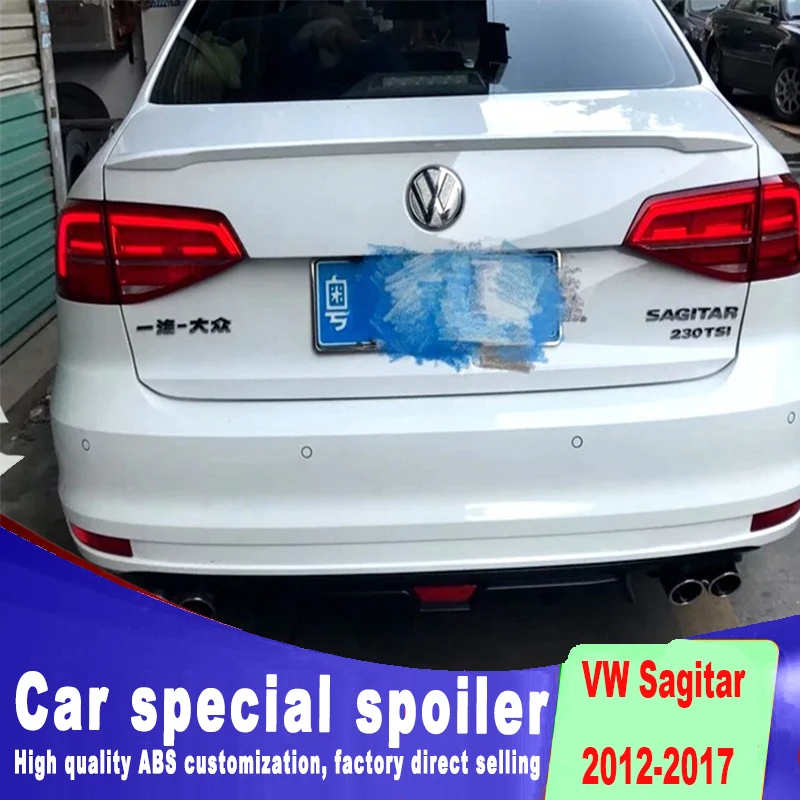 Новый модный дизайн спортивный стиль обтекаемый спойлер для Volkswagen VW jetta Sagitar 2012 2017