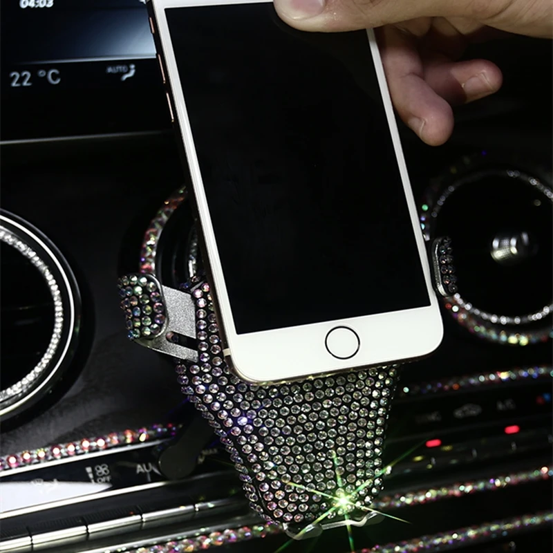 Автомобильный держатель для телефона с креплением на вентиляционную решетку