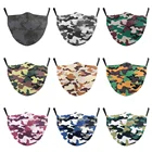 VIP мода для взрослых 3D с камуфляжным принтом многоразовый тканевый маска моющиеся маска для лица