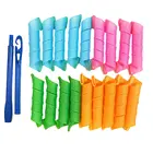 18 шт., портативные волшебные бигуди, аксессуары для укладки волос, бигуди, инструмент для укладки волос сделай сам