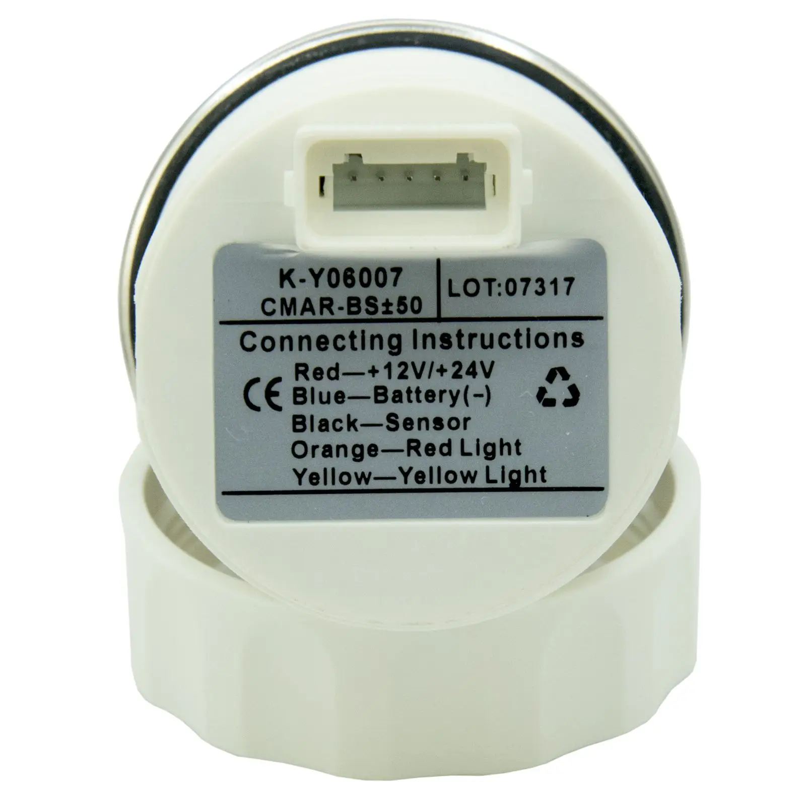 KUS лодка Амперметр морской AMP измеритель W/токового шунта Палочки блок 12/24V 50A|gauge