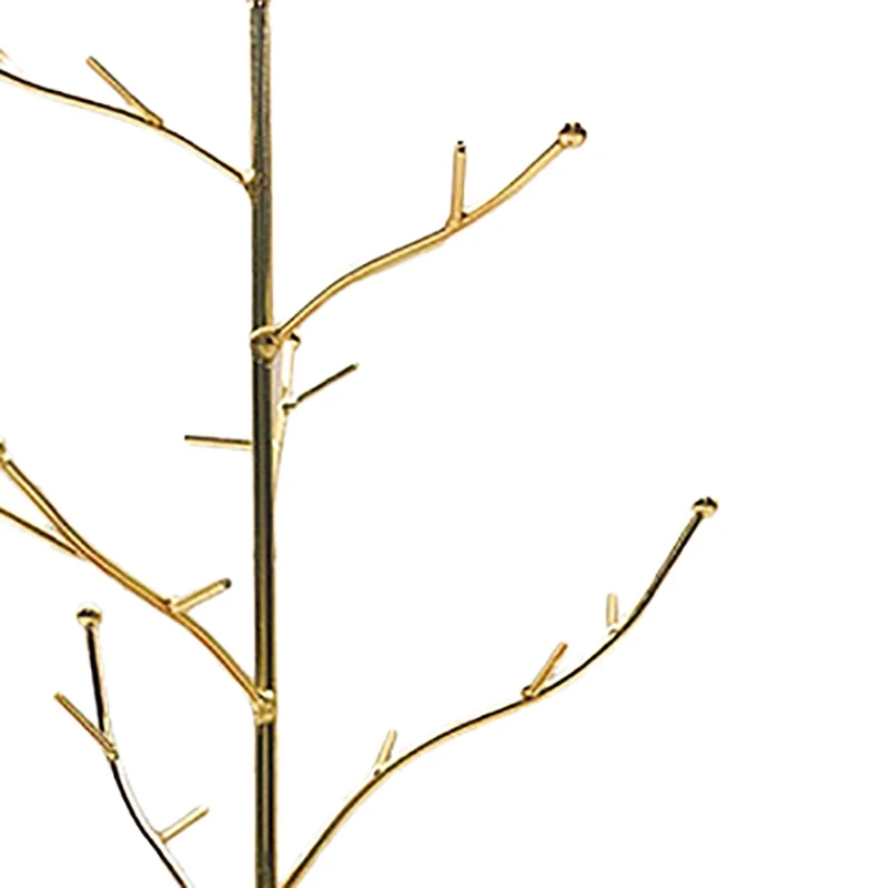 

2Pcs Jewelry Tree Stand Jewelry Display Stand Earring Necklace Holder Jewelry Hanger Rack Organizer