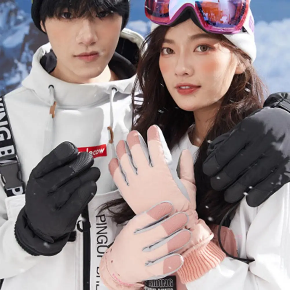 

Winter Ski Gloves Men And Women Waterproof Warm Equipment Riding Camping Cold Gloves Skating Thickened Antifreeze Gloves