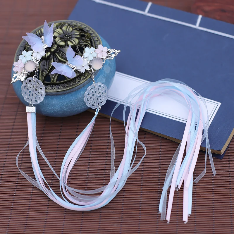 Заколки для волос девочек китайские традиционные заколки принцессы с кисточками