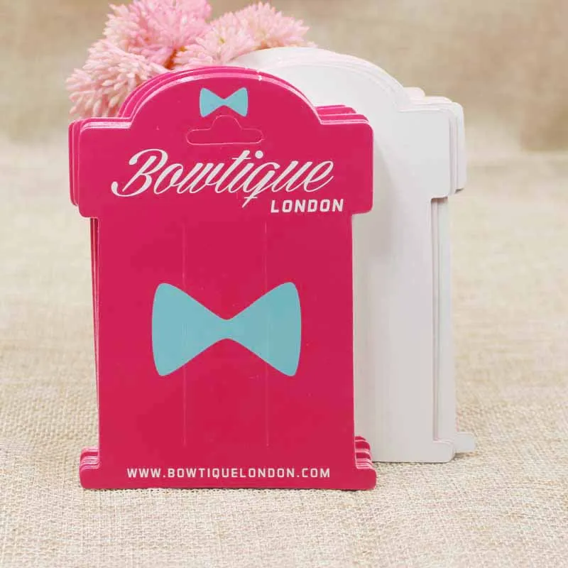 Логотип на заказ полноцветная печать аксессуары для волос карта дисплея 1000 шт. +