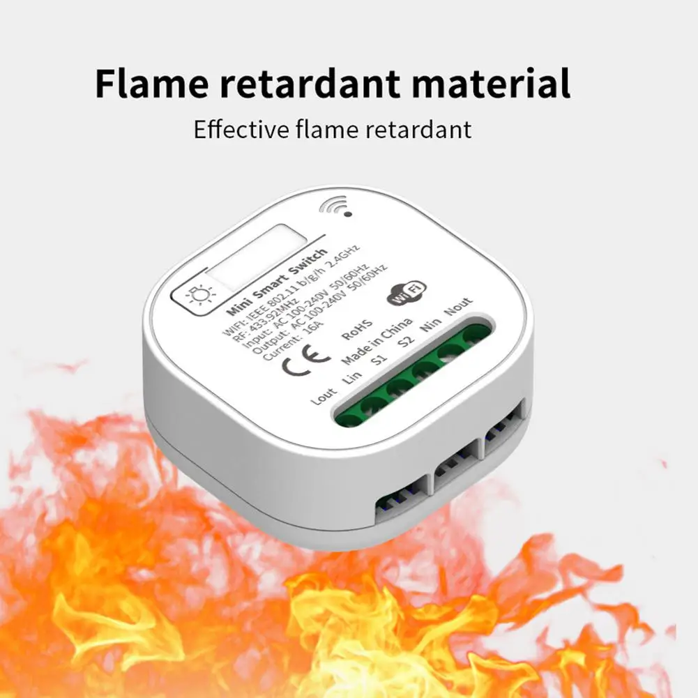 Homekit WiFi 16A Smart Light Switch RF433 2-way Cozylife App Home Automation Works With Siri Alexa Google | Электроника