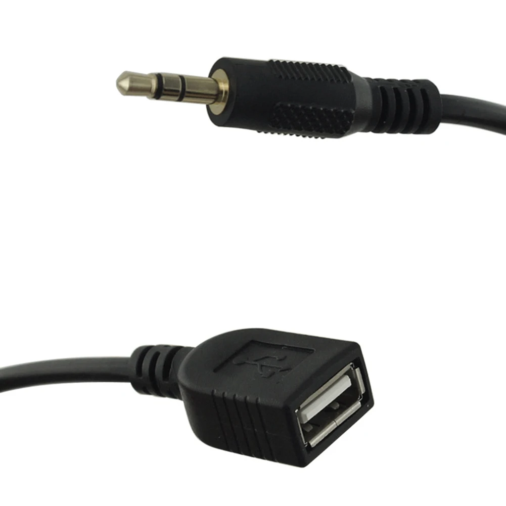 2 в 1 3 5 мм и USB-разъем автомобильный аудио адаптер Видео Аудио кабель AUX линия для