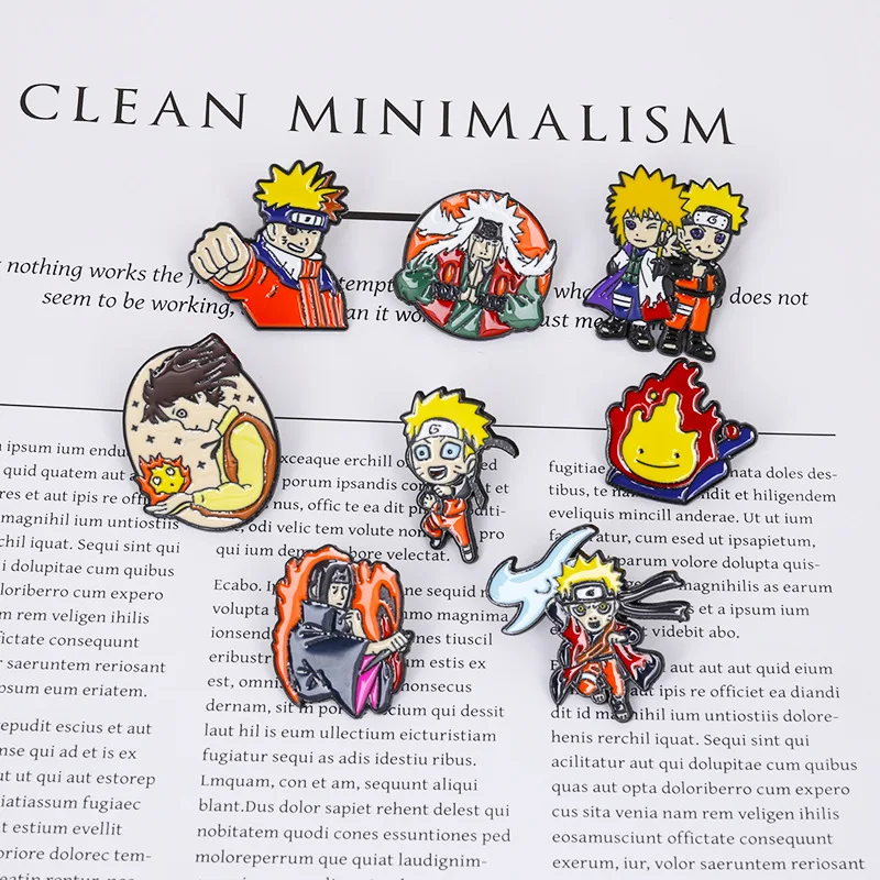 

Japanese anime cartoon brooch, cute alloy clothes decoration pins, bag decoration badge, gift for friends
