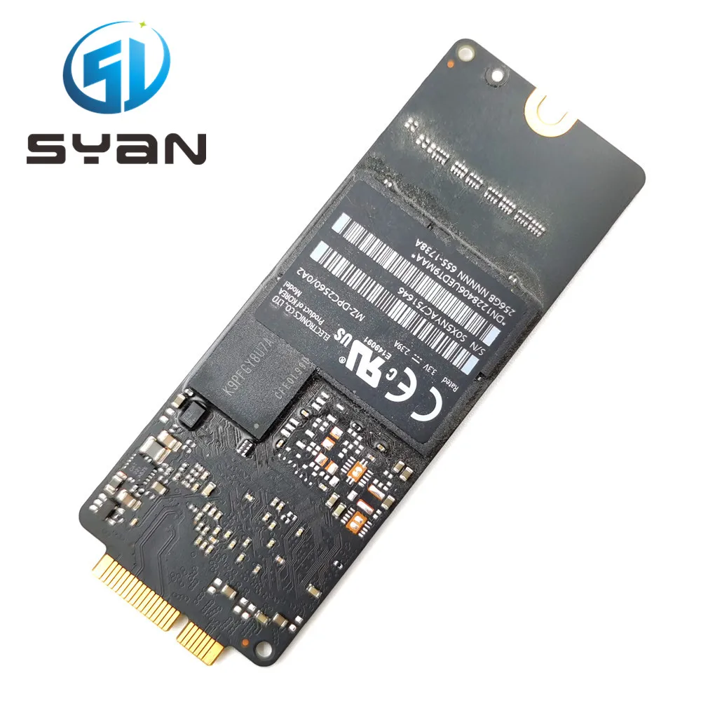 Оригинальный SSD накопитель Lapotop для Apple Macbook Pro Retina 13 дюймов A1425 15 A1398 128 ГБ 256 512 768
