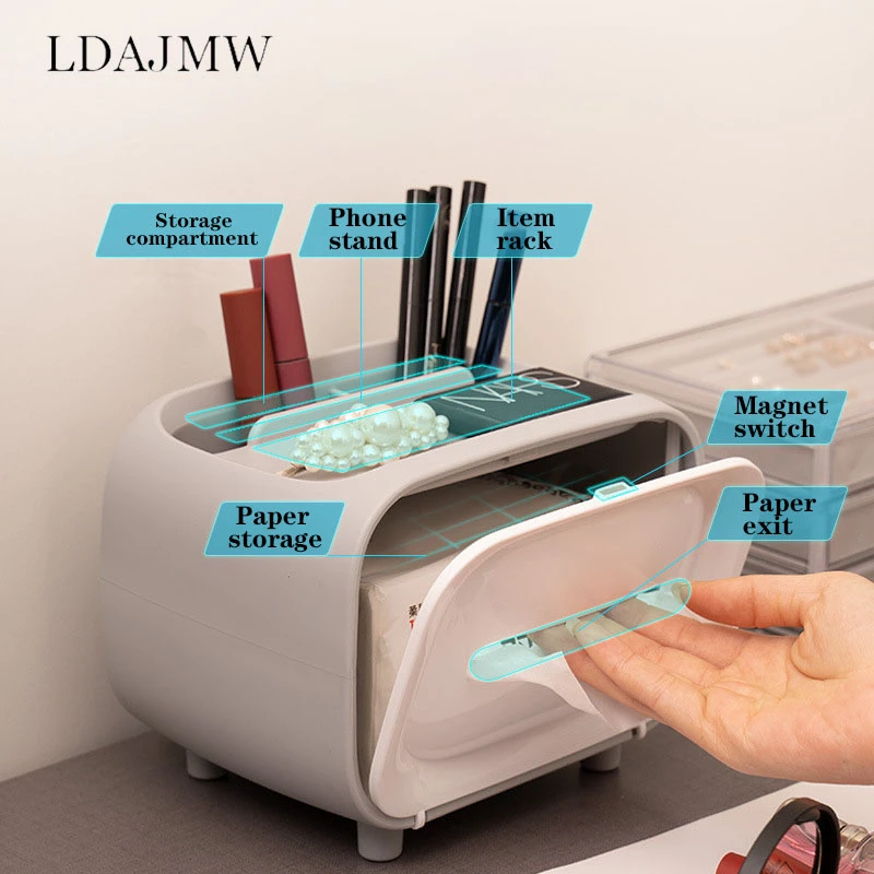 Офисный Настольный многофункциональный простой Пластик творческий хранения