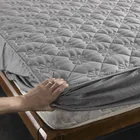 Мягкая простыня MIDSUM, однотонное покрывало для кровати, утолщенный стеганый чехол для матраса, антибактериальный матрас, наматрасник, простыня для двуспальной кровати