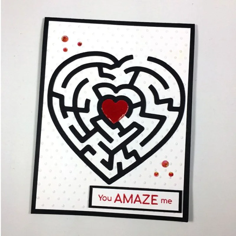 

Love Maze Transparent Silicone Stamps Seal for DIY scrapbooking photo album Decorative clear