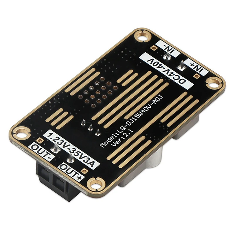 

LQSC DC-DC Adjustable Step-Down Power Supply Module V2.1 LM2596-ADJ DC 4V-40V to 1.23-35V 3A Regulator Board