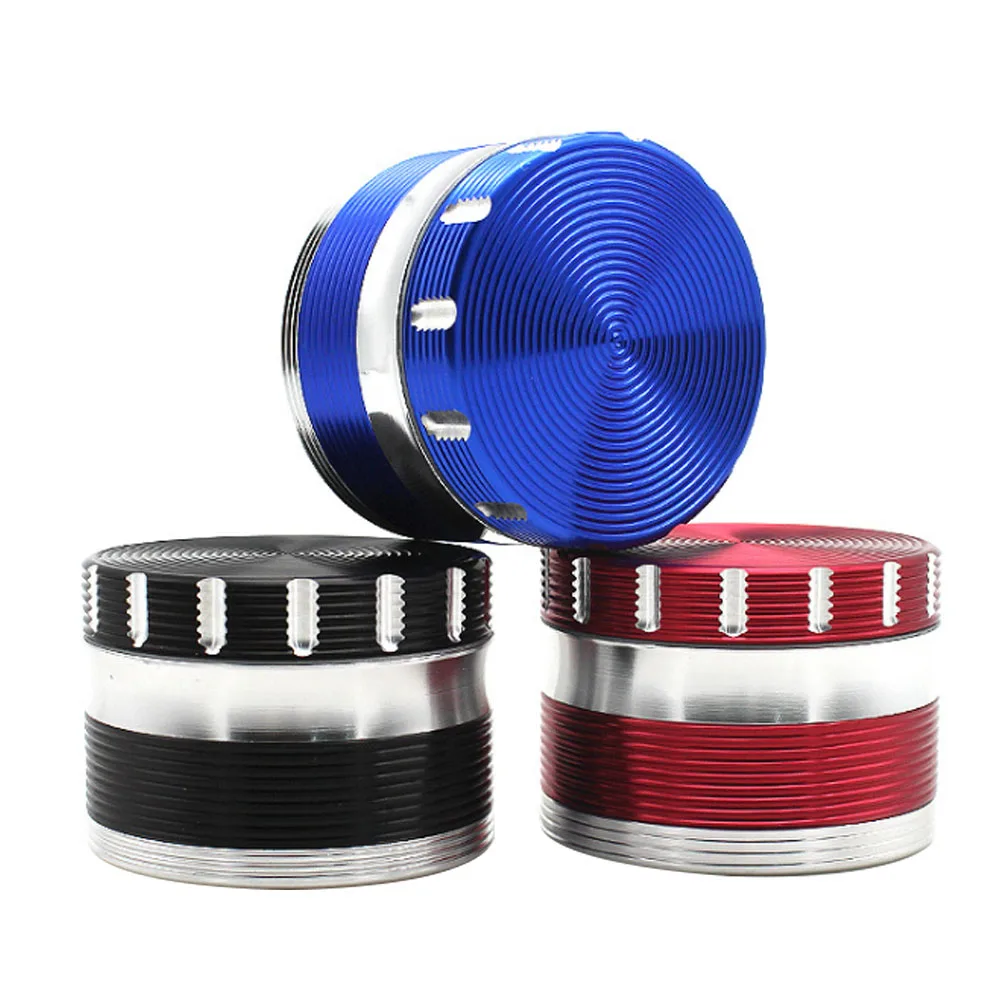 

1PC Aluminum Alloy Color Matching Thread Grinder 63mm Four-layer Metal Grinder Tobacco Grinder Smoking Accessories