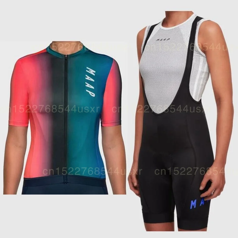 Ropa ciclismo Mujer 2019 Лето Pro Team maap велосипедная майка с коротким рукавом Красивая