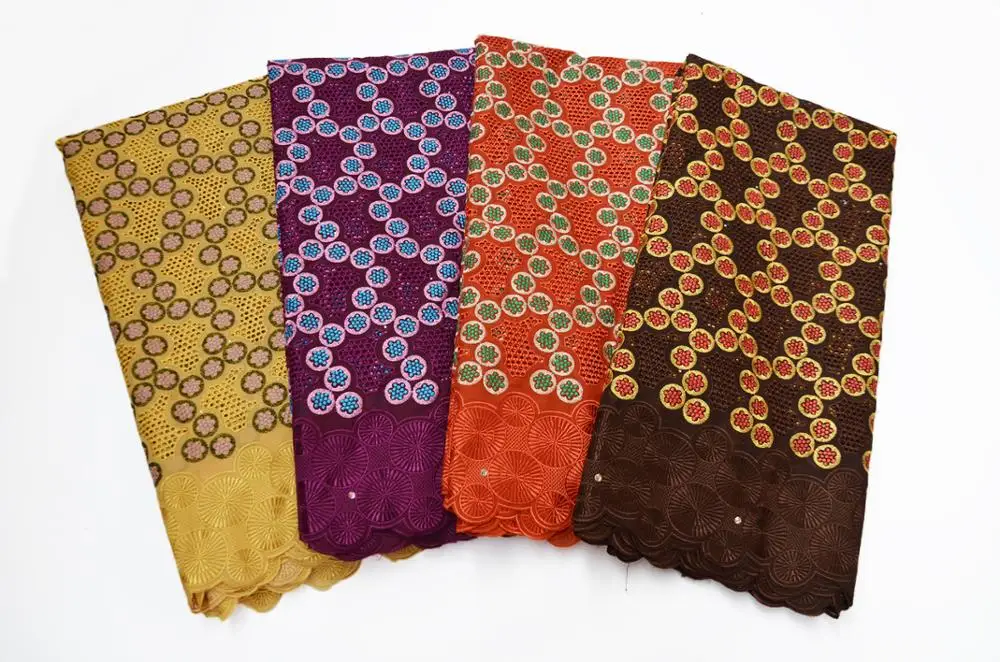 

CS Eyelet Holes Swiss voile lace in switzerland white african lace fabric wedding swiss lace fabric for dress 100% cotton fabric