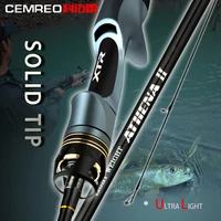 cemreo 2021 new design fishing rod soft ultra light slow action 2 sections 135150cm octopus squid trout offshore angling tackle