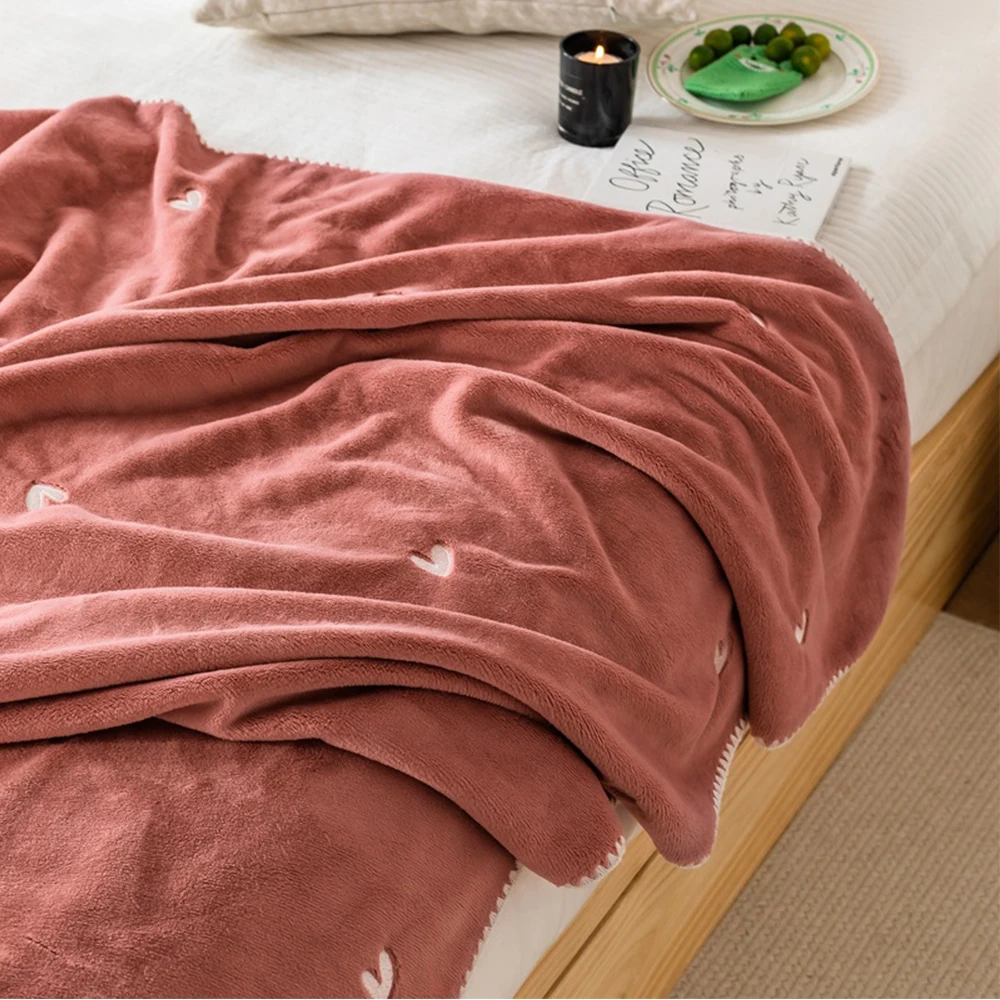 

Детское Флисовое одеяло с вышивкой, 150x200 см