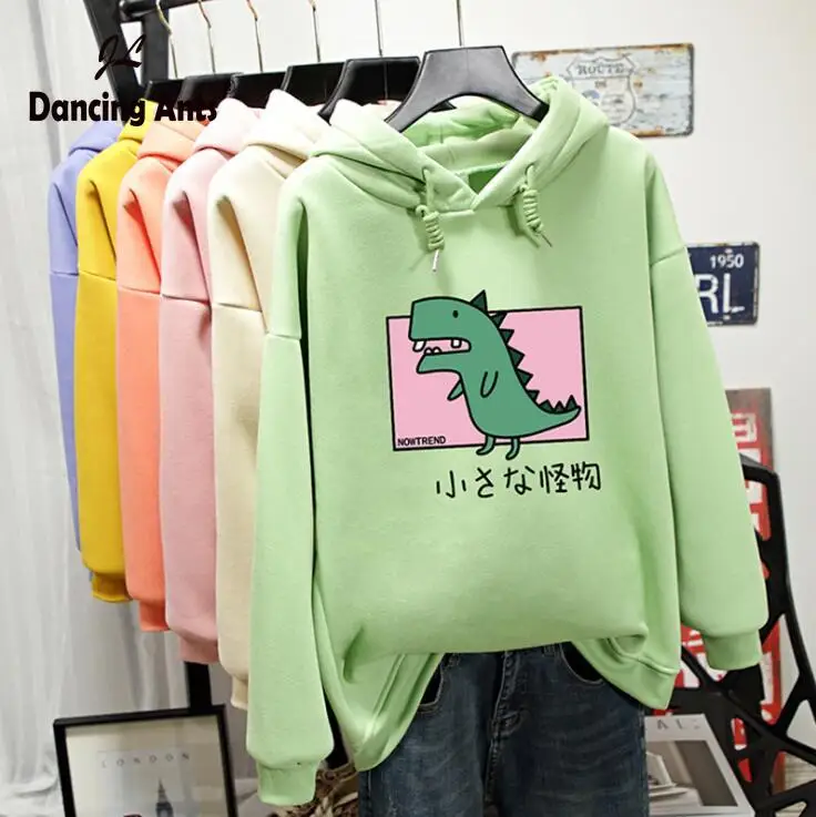 Женская толстовка с капюшоном и длинным рукавом Осень зима 2020|Женские толстовки