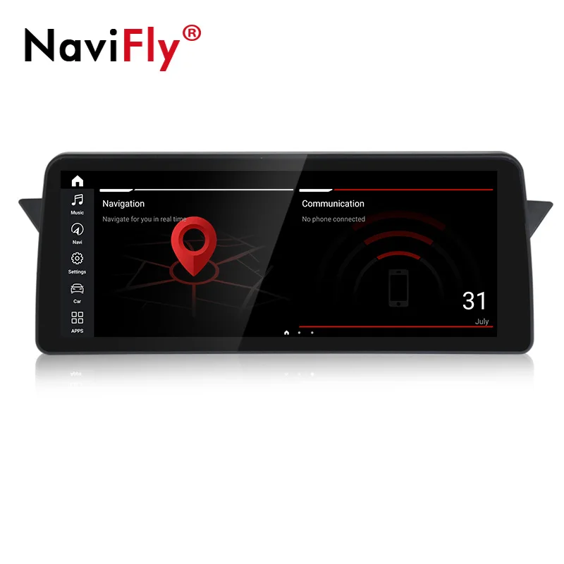NaviFly Qualcomm Android 10 0 Автомобильный мультимедийный плеер для BMW X1 E84 2009 2015 GPS навигация