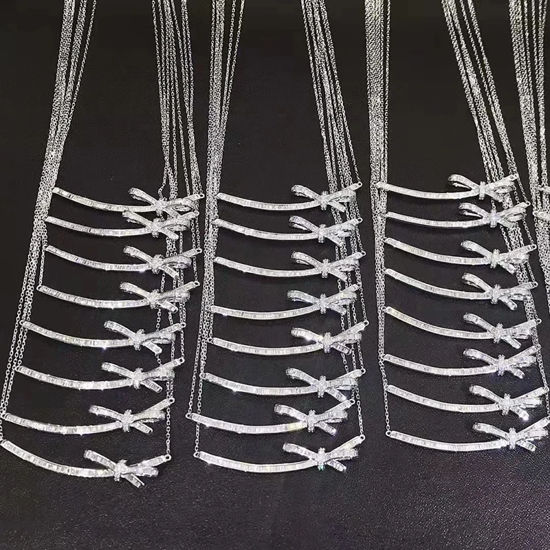 18k золото 0 47 CT ожерелье с натуральным бриллиантом для женщин Lnsect Подвески